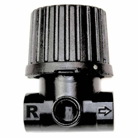 Interstate Pneumatics 1/4 Inch Mini Metal IN-Line Regulator - Inlet 150 psi - Outlet 125 psi - Boxed WR1120RL